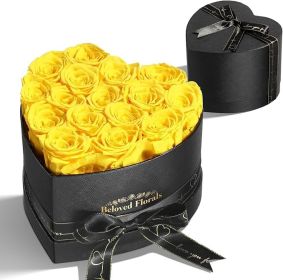 Gifts for Women Her Mom Wife Girlfriend Grandma on Valentines Mothers Day Christmas Anniversary Romantic(Yellow)