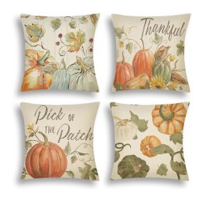 Autumn Harvest Series Pillowcase Style 2 Four-Piece Set (Option: 4Piece Set)