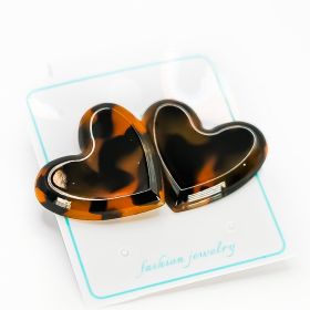 Vintage Heart Earrings-1423 (Option: 6926398651423)