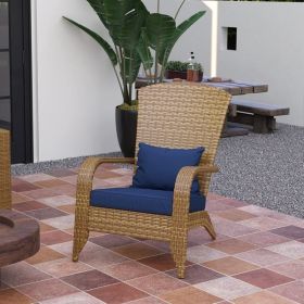 Outdoor Rattan Fire Pit Chairs (Color: as picture)
