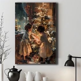 1pc Wrapped Canvas Painting, Wall Decor Living Room, Room Decor, Home Decor, Canvas Print Wrapped In Pine Frame For Holiday Celebrations, Holiday (Option: 16x12inch)